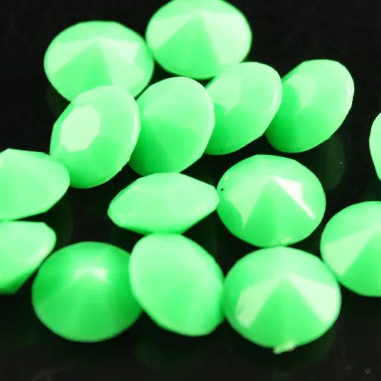 200 шт 12 мм круглая сплошная конфетная акриловая блестящая кристальная оторочка с