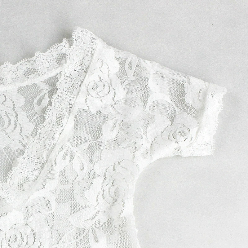 Реквизит для фотосессии новорожденных боди маленьких девочек кружевной