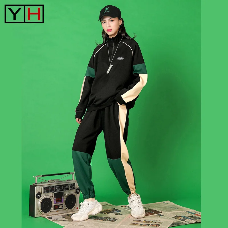 Женские комплекты одежды модные весенние свободные костюмы из двух предметов