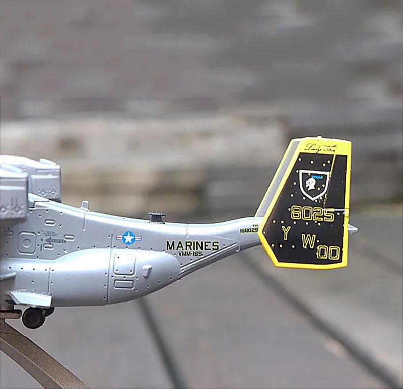 Подарок для мальчиков 1:144 V22 Osprey вращающийся вертолет с поворотным крыльем модель