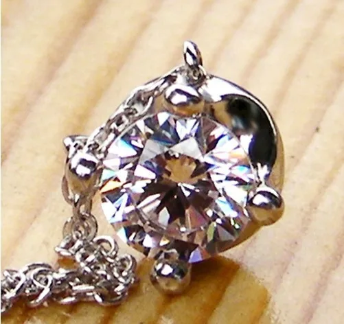 Топ Роскошный дизайн цветок бутон 1 карат Круглый Пасьянс синтетический женский