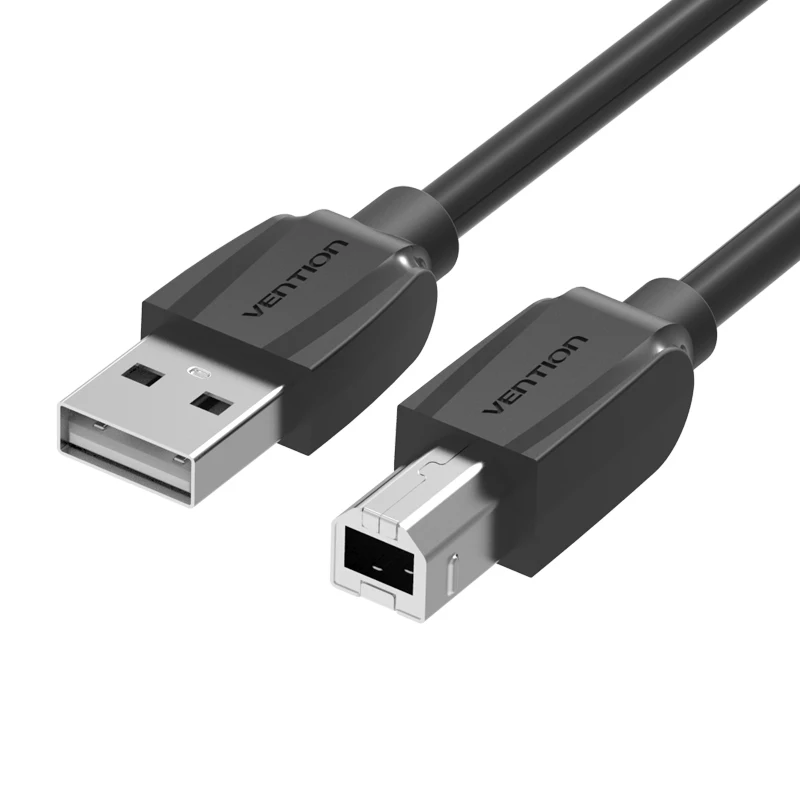 Vention позолоченный USB кабель USB для принтера Тип B папа-папа USB2.0 кабель для Canon Epson hp ZJiang принтер этикеток DAC USB принтер - Цвет: Nickel USB 2.0 A59