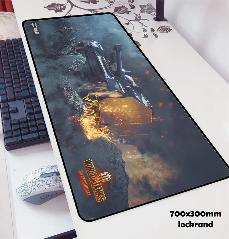 Коврик для мыши World of Tank 700x300x3 мм коврик ноутбук компьютерный игровой геймерский