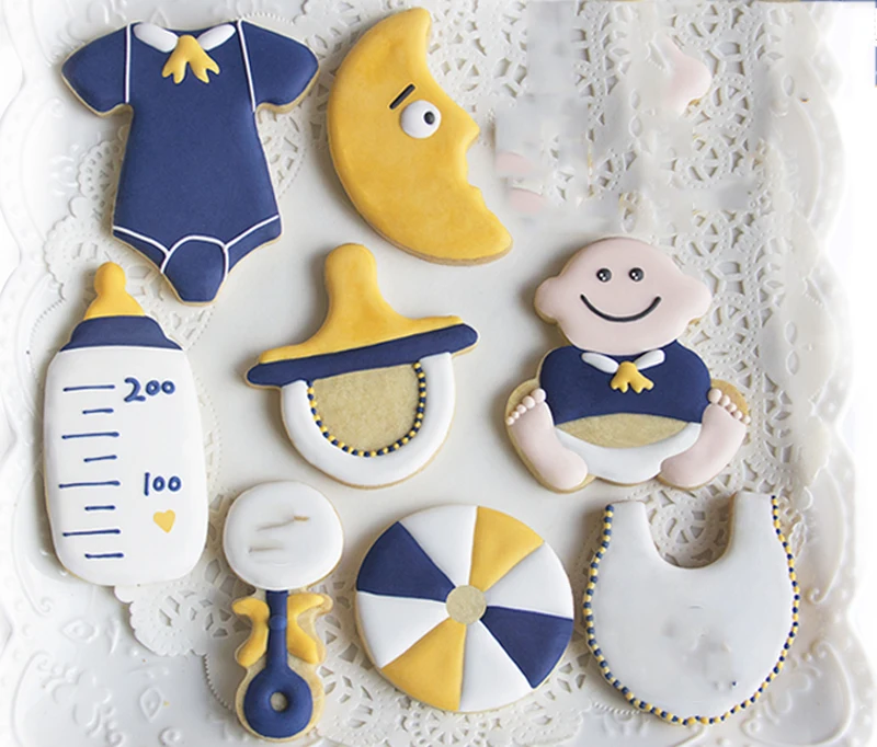 8 шт. patisserie reposteria baby shower металлический резак для печенья мастики торт