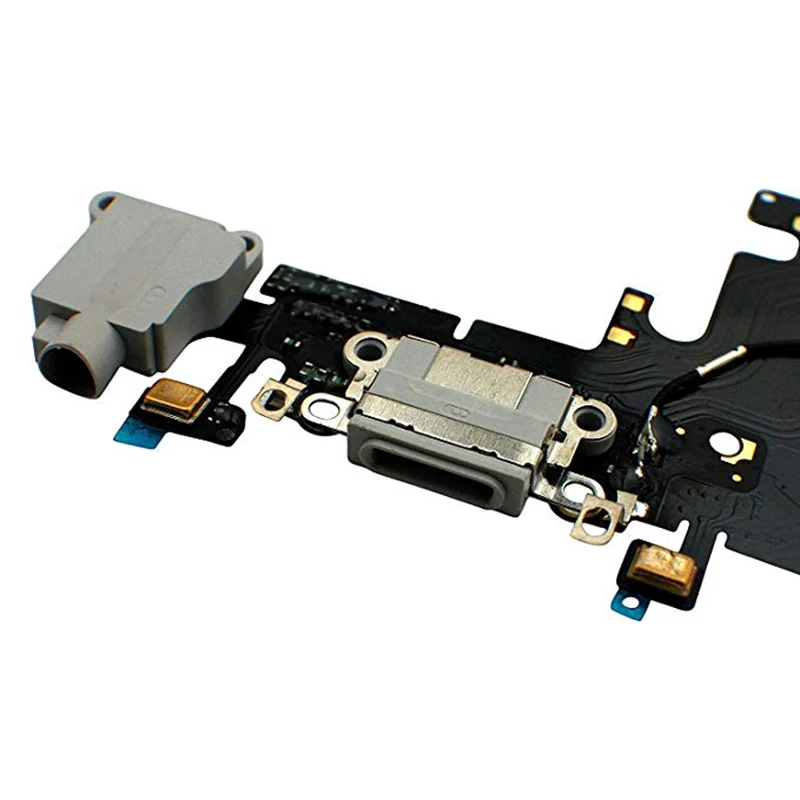

10pcs/lot USB Charging port Dock Connector Data Flex Cable With Headphone Jack Flex Ribbon For iPhone 6 6 Plus