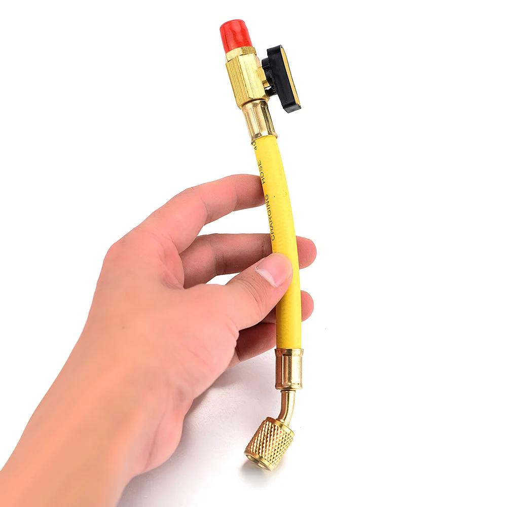 A/C инструмент хладагент R410A заряжаемый шланговый клапан 1/4 дюйма Male SAE до 5/16