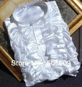 Бесплатная доставка фиолетовые/желтые/белые рубашки с гофрированным бантом