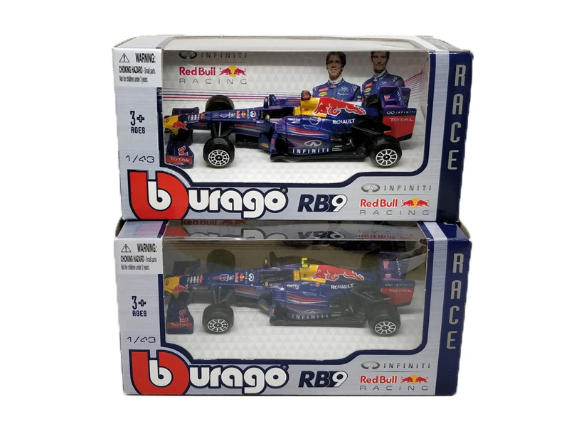 Bburago F1 модель автомобиля 1:43 гоночная команда RB9 AMG W05 литой миниатюрный гоночный