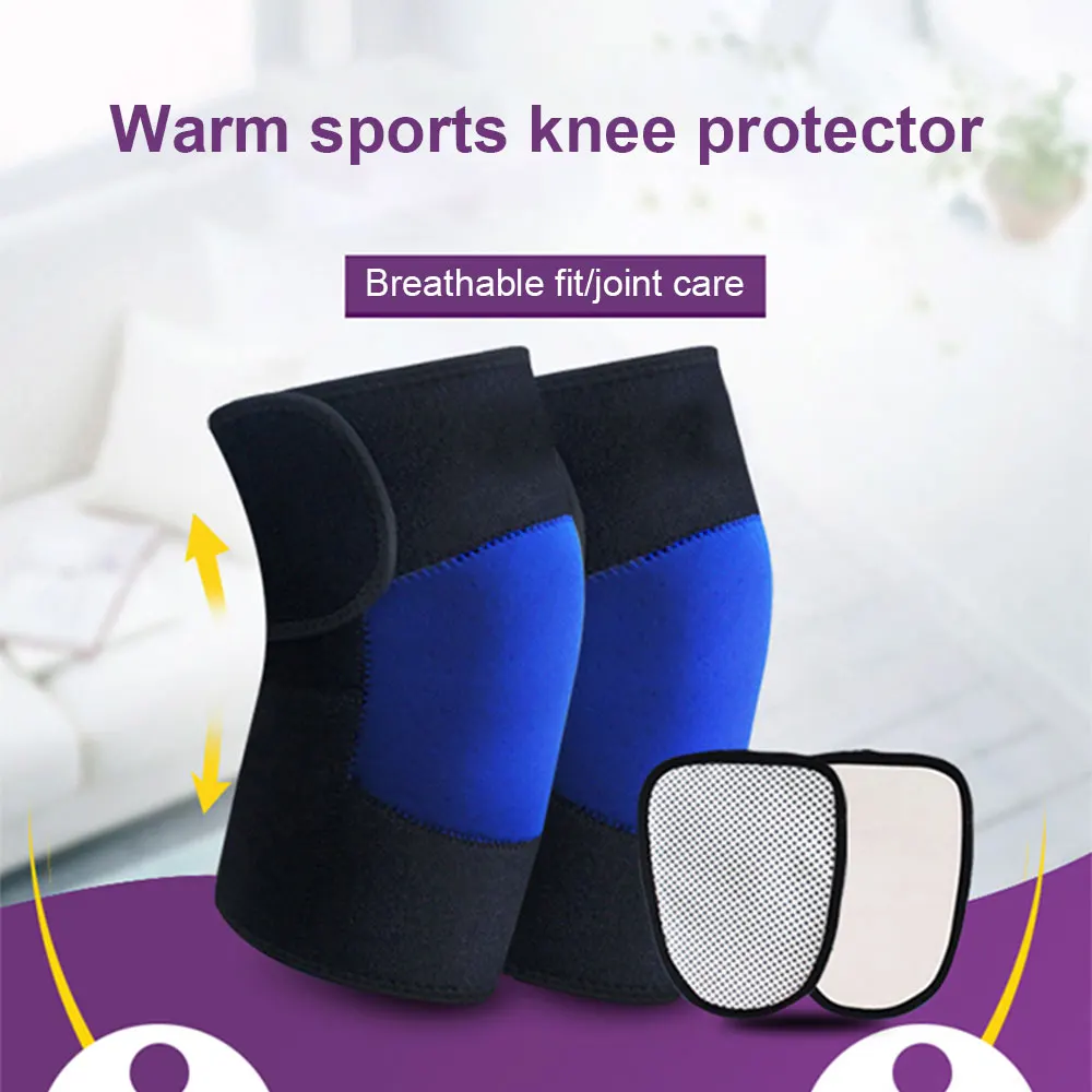 Tourmaline Knee Pads Heating Massage Support Brace Protector Breathable Bandage Professional Body Massage&gt | Красота и здоровье