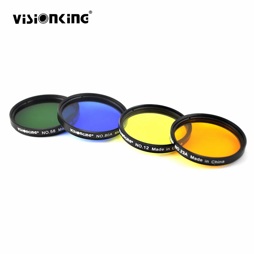2 inch (4 color) Vsionking окулярный фильтр 1,25 дюйма 2 дюйма 4 цвета луна фильтр астрономический телескопы линзы окуляра планеты Туманность фильтр - Цвет: 2 inch (4 color)