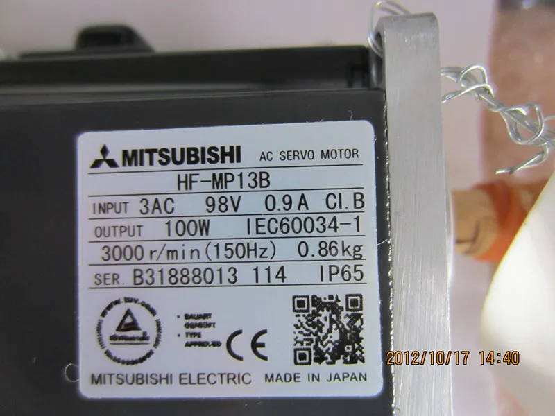 Оригинальный новый японский серводвигатель Mitsubishi с тормозом 100 вт | Обустройство