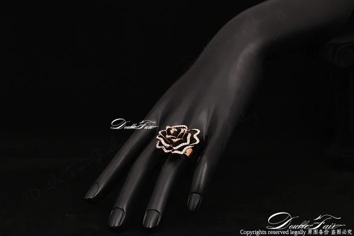 Женское Винтажное кольцо из розового золота с фианитом|ring wedding|ring rose goldvintage ring |