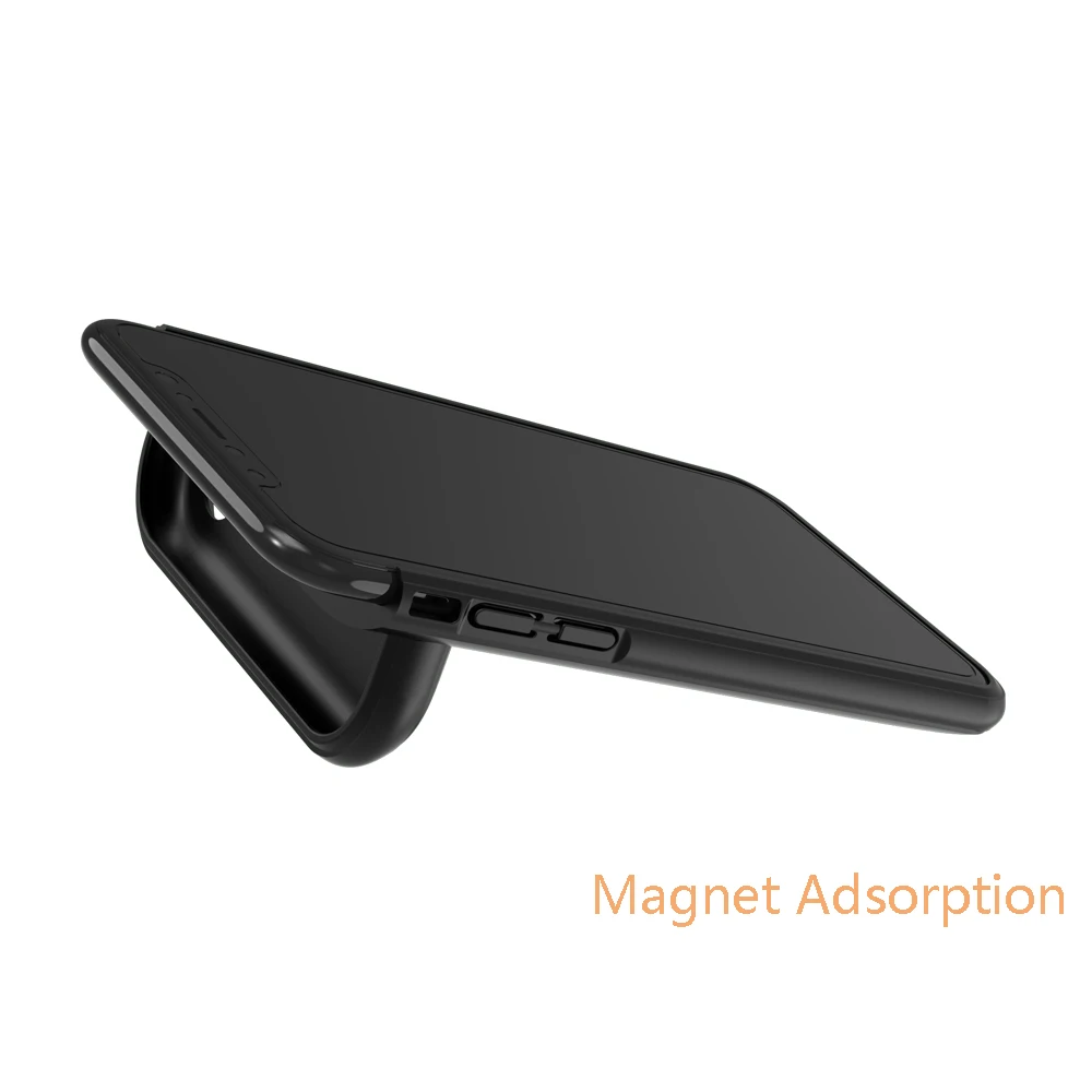4000mAh Backup Power Bank Charger Battery Cover Magnet Adsorption External Case 5000 mah for iPhone X XS 5.8 | Мобильные телефоны и