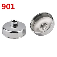 youwinme 901 car steel oil filter wrench socket remover tool 64 65mm 14 tooth flute for auto nissan honda merrie