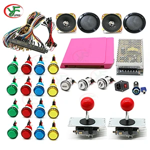 VGA HMDI CGA output Pandora DIY аркадный шкаф комплект Jamma картридж набор мульти игровой ящик 5S 1299 в 1 CGA VGA светодиодный кнопочный 8 джойстик - Цвет: VGA HMDI CGA output