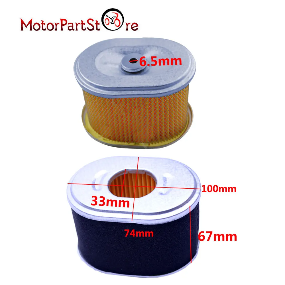 6 шт. воздушный фильтр для Honda GX120 GX140 GX160 GX200 17210-Z4M-821 111-4274 AFZE18 17210-ZE1-517 5.5HP 6.5HP