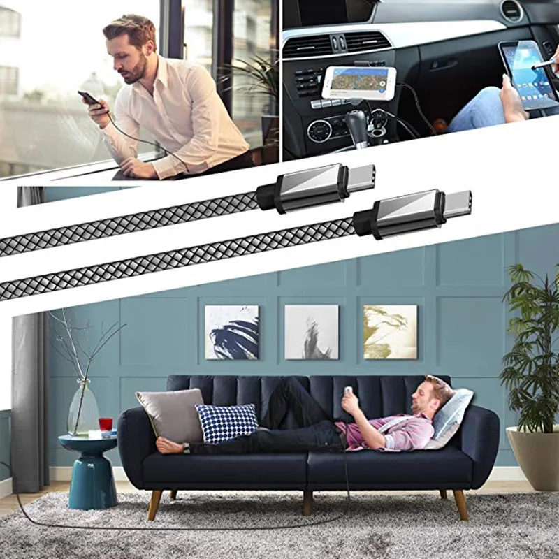 Оригинальный зарядный кабель USB Type C для samsung S10 S9 S8 A50 A20 провода типа Xiaomi mi 9 8 lite a2