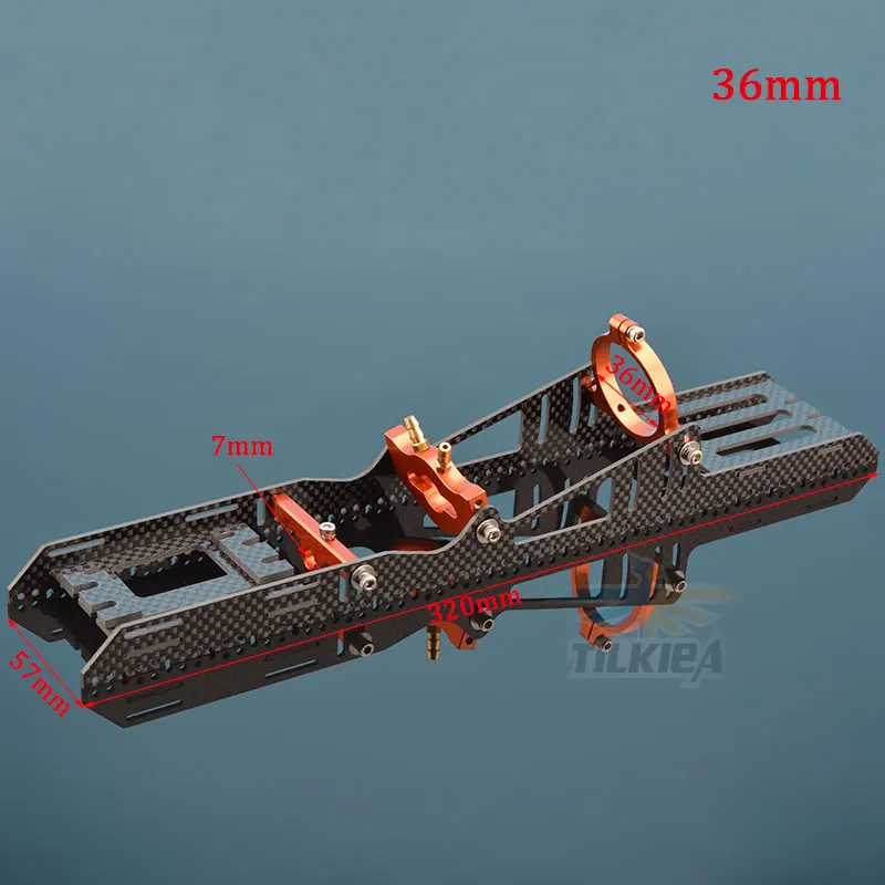 320X57mm 36mm 0201 Крепление для мотора для б36/б40 36 мм/40 мм бесщеточный мотор - Цвет: 320X57mm 36mm 0201