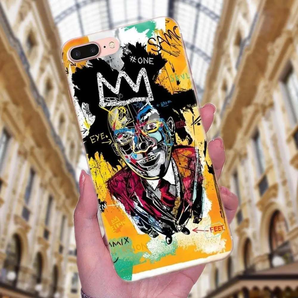 Мягкие Защитные чехлы для Galaxy J1 J2 J3 J330 J4 J5 J6 J7 J730 J8 2015 2016 2017 2018 mini Pro в памяти Basquiat Manson