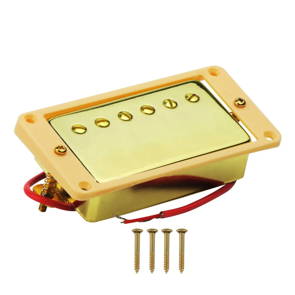 FLEOR керамический магнит электрогитара пикап двойная катушка Humbucker Пикап шея 50 мм