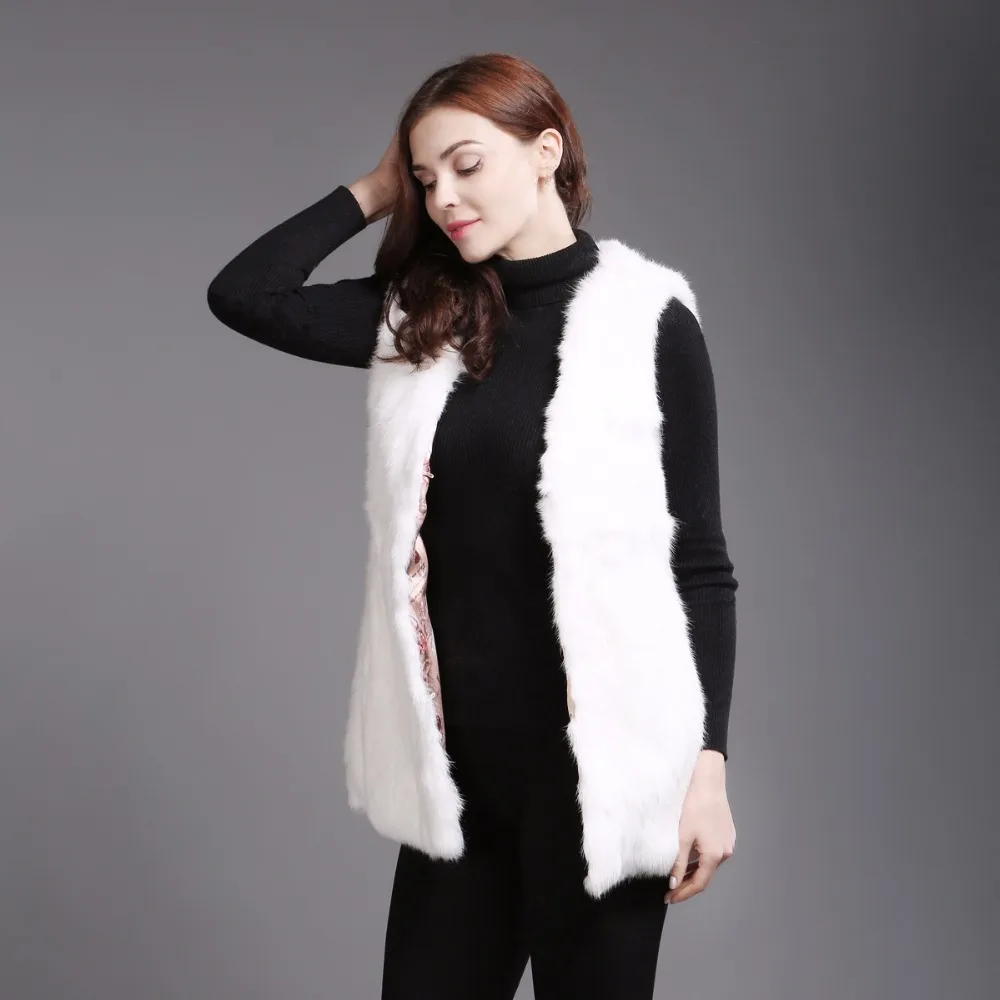 Новинка Популярные зимние ботинки на кроличьем меху Сезон весна Жилет Модные