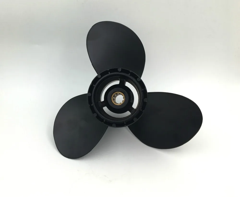 10 1/4x13 for 25hp-30hp Johnson propellers 10 tooth alluminum propellersfit Johnson boat accessories marine propellers