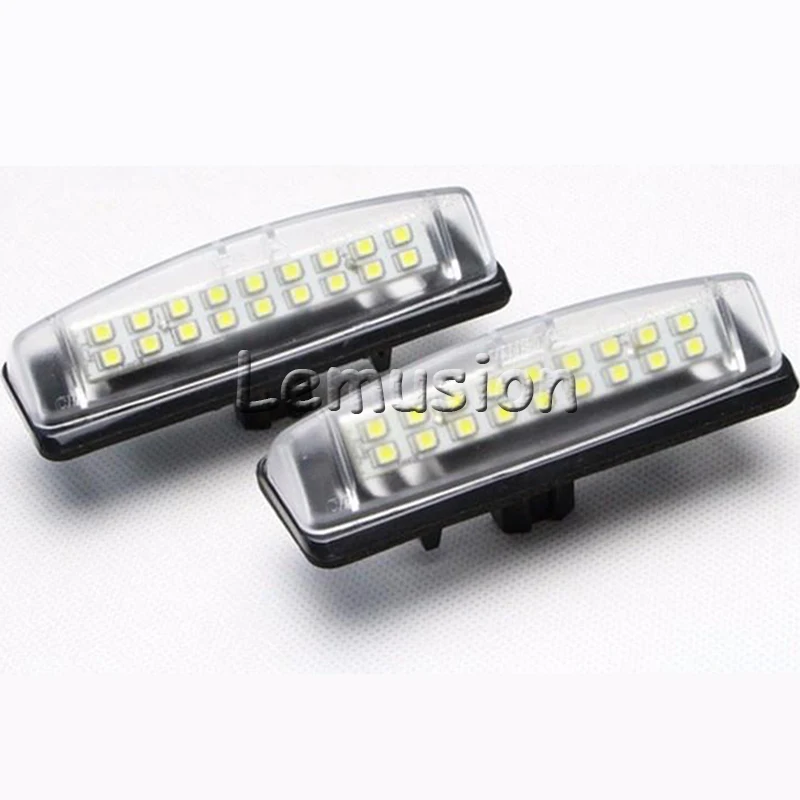 1 пара светодиодный светильник для номерного знака автомобиля 12 в белый SMD Toyota