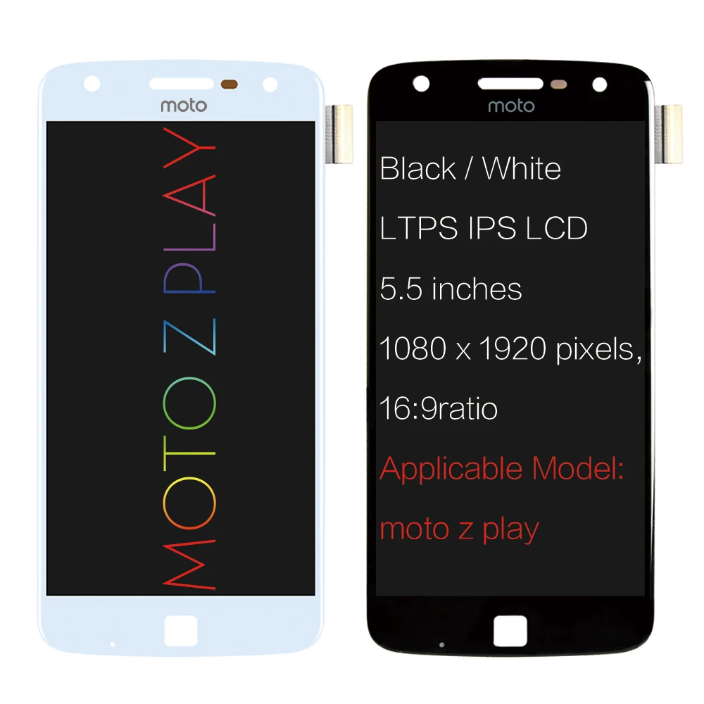 Amoled для Motorola Moto Z Play XT1635 ЖК-дисплей сенсорный экран дигитайзер 5 дюймов сборка