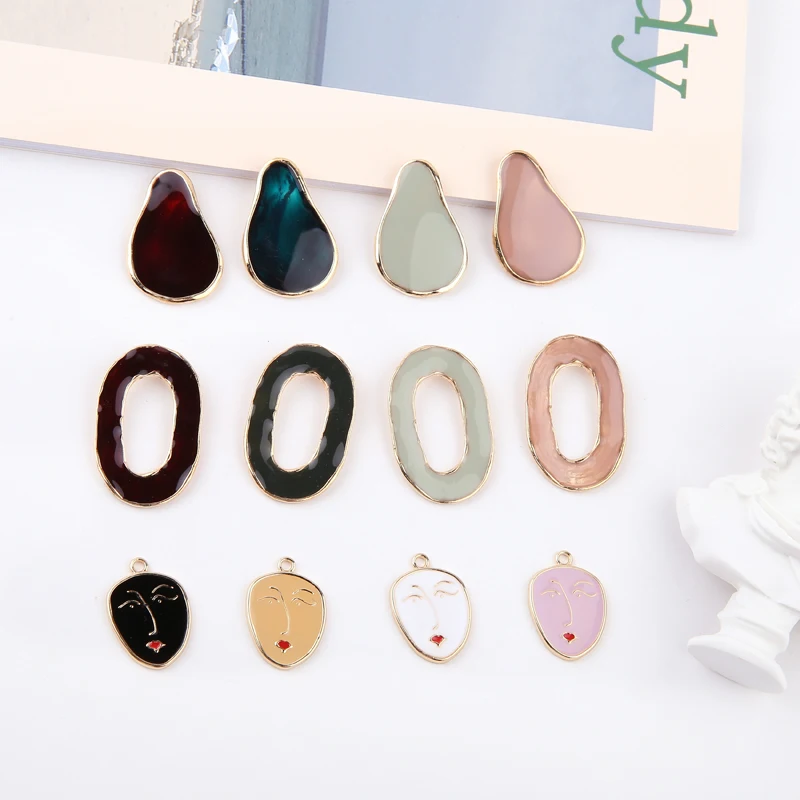 Новый стиль 30 шт./лот цветные металлические плавающие медальоны для