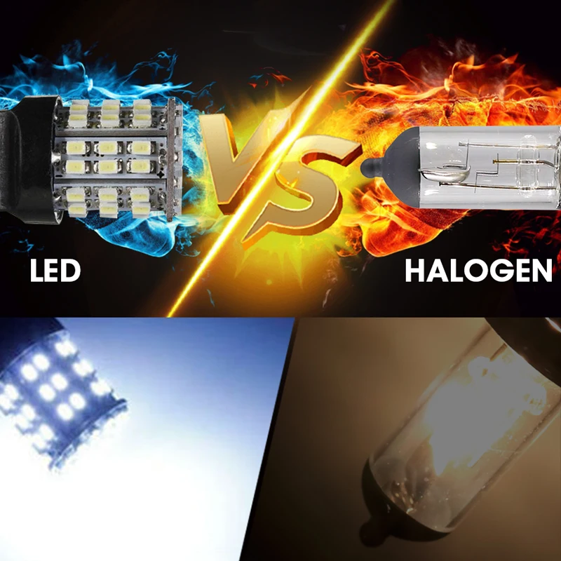 Hlxg 2 шт. T20 7440 W21W Led 12В 6000K Автомобильная сигнальная лампа стоп сигнал задние