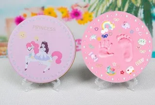 Мягкая глина для заботы о младенцах отпечаток руки набор отпечатка ступней