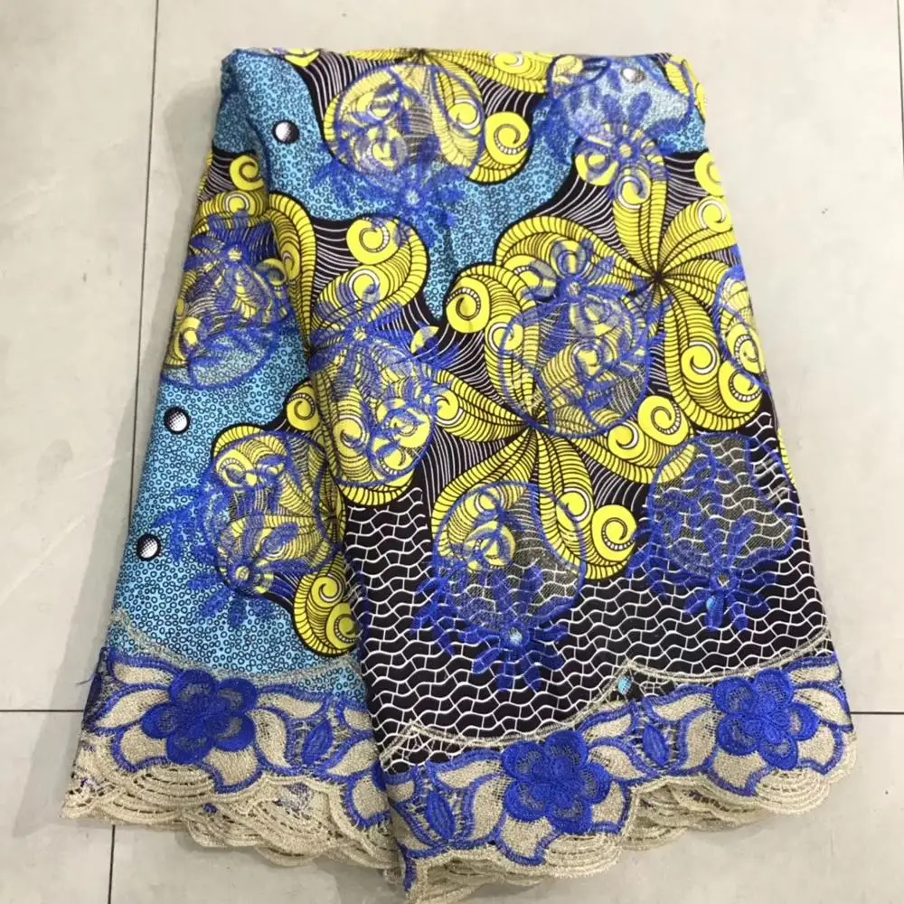 Женская юбка из ткани в африканском стиле Ankara Высококачественная кружевная с