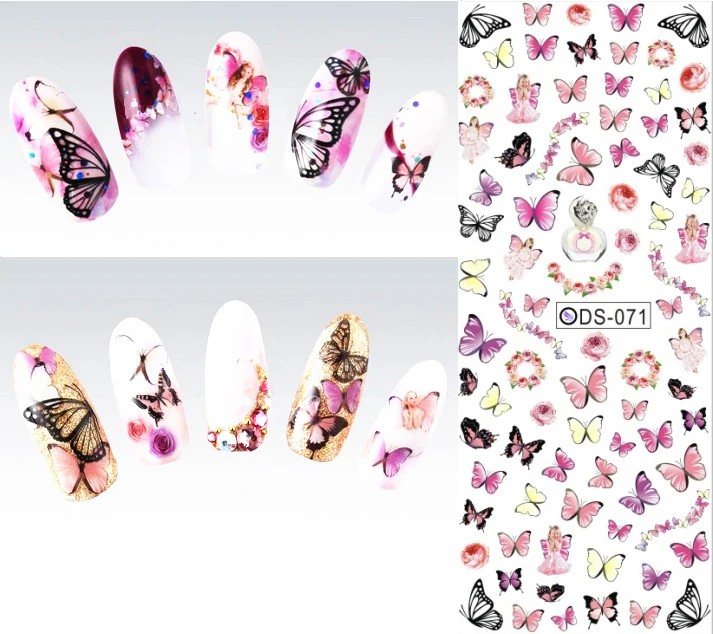 HOT SALE 2015 new product Beautiful Butterfly Water Tranfer Nail Art Sticker Beauty Foil Decals DIY Wraps Accessories | Красота и
