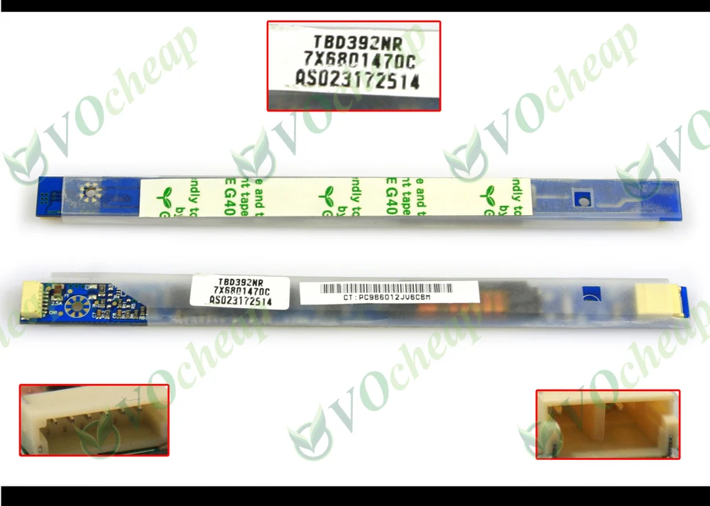 

Оригинальный Новый ЖК-инвертор CCFL с подсветкой для HP Pavilion dv6000 dv9000 для Compaq Presario F500 TBD392NR AS023172514 432296-001