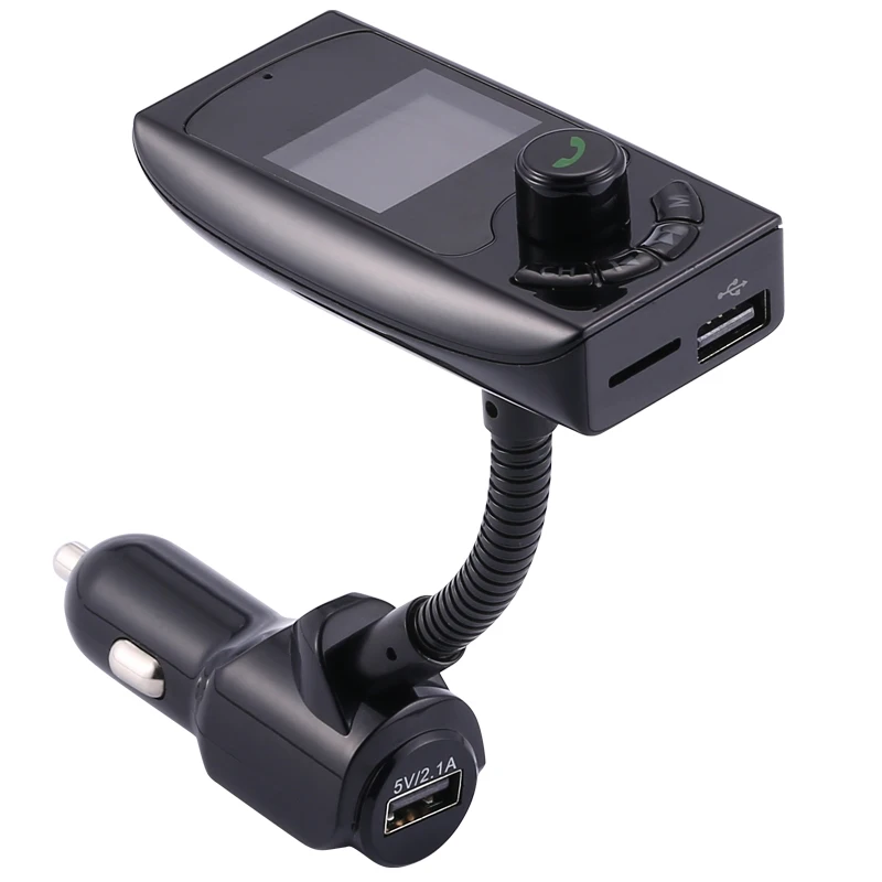 FM трансмиттер YASOKRO с Bluetooth модулятором автомобильный комплект громкой связи
