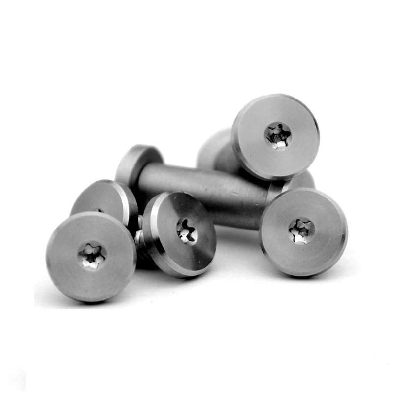 2 sets Diy Knife material Making knife Handle screw rivet Plum blossom stainless steel 20 size locking screws nut | Инструменты