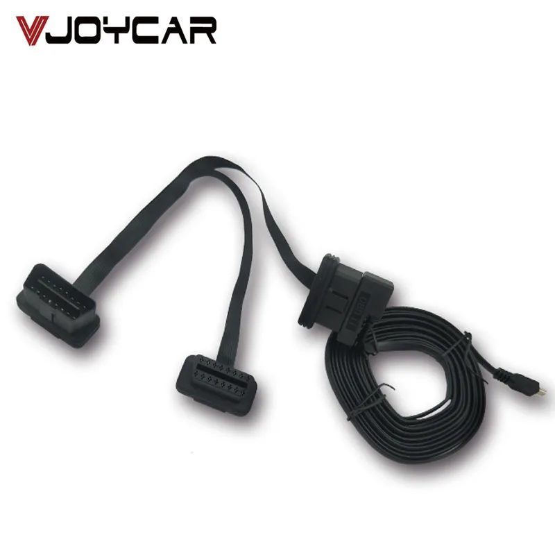 Автомобильный диагностический разъем OBD2 Hud ODB кабель 16 Pin 1 штекер контактный 2