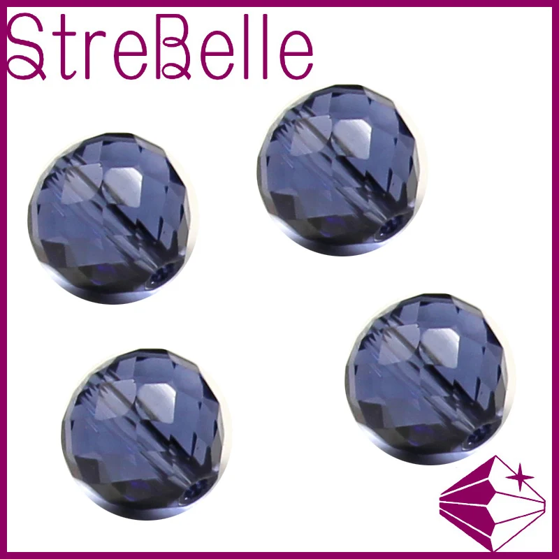 StreBelle Новинка 2020 10 мм стеклянные модные ювелирные бусины круглые шейпы в форме