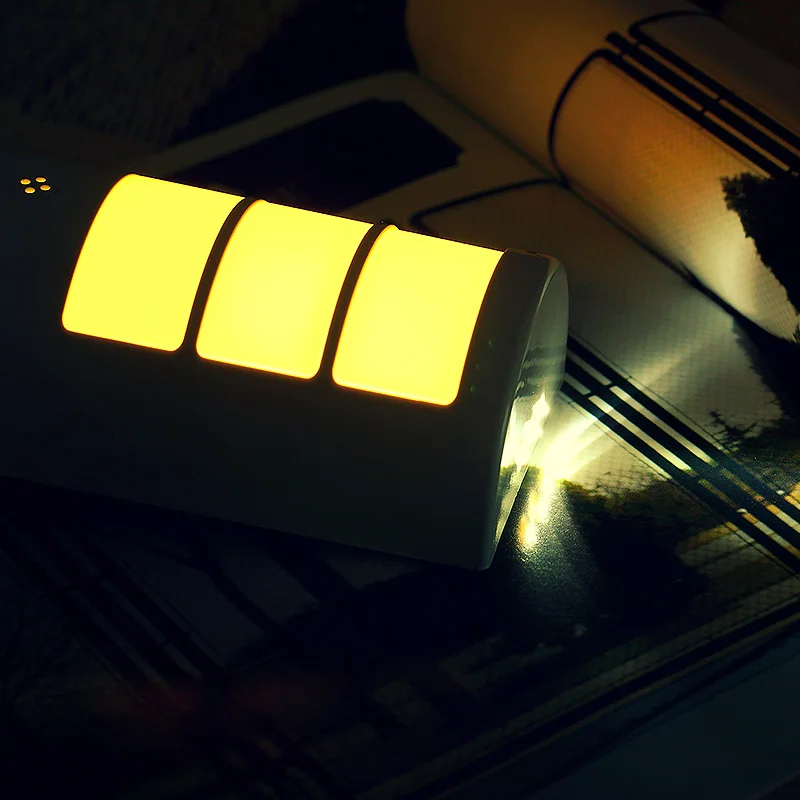 Человеческий голос датчик ночник вилка управления ночная минималистский