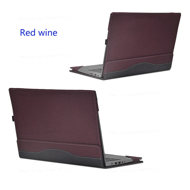 red wine Чехол для ноутбука lenovo YOGA 530 14IKB чехол для ноутбука для Yoga 520 Flex 5 1" защитный чехол из искусственной кожи в стиле пэчворк в подарок - Цвет: red wine