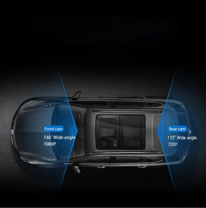 JADO D800s X5, Автомобильный видеорегистратор, зеркальная камера заднего вида, LDWS, gps трек, 10 ips, сенсорный экран, Full HD 1080 P, Автомобильный видеорегистратор, видеорегистратор, видеорегистратор