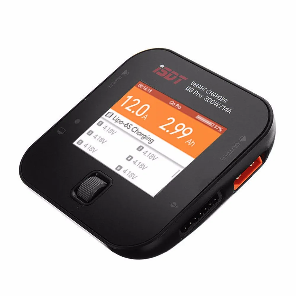 ISDT Q6 Pro BattGo 300 Вт 14A Карманный Lipo аккумулятор баланс зарядное устройство смарт-цифровой зарядное устройство для RC моделей DIY запасные части