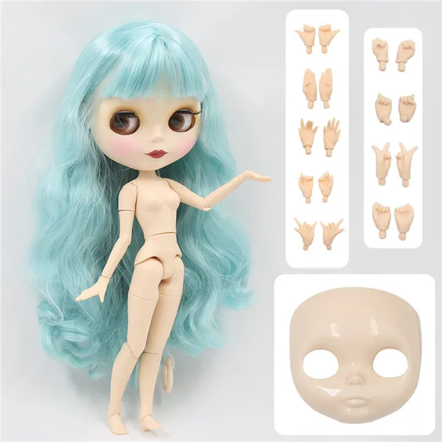 matte face Ледяная фабрика blyth кукла 1/6 BJD Специальное предложение Специальная цена, лицевая сторона и руки AB как подарки - Цвет: matte face