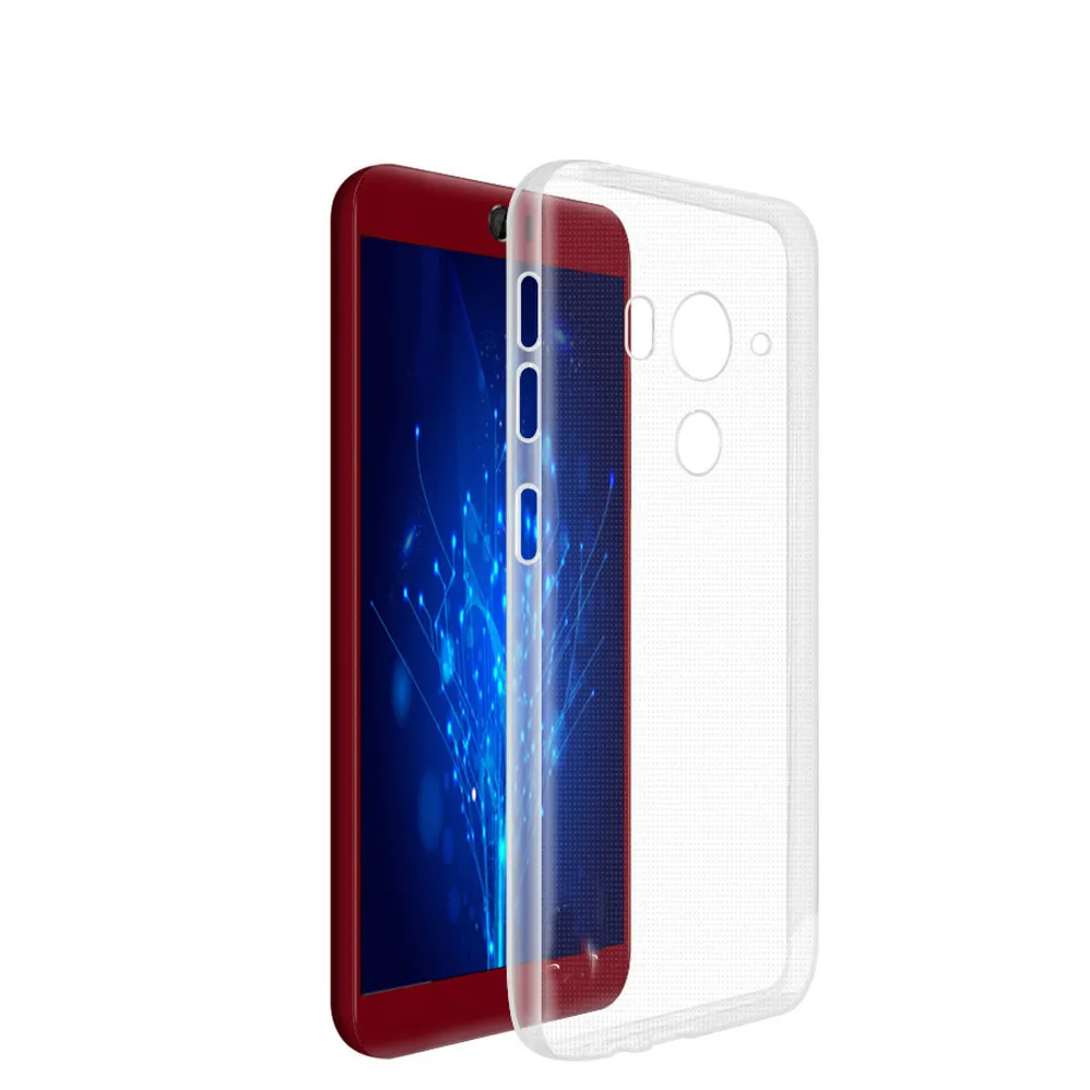Ультратонкий Мягкий силиконовый защитный чехол для HTC Butterfly 3 из ТПУ и резины