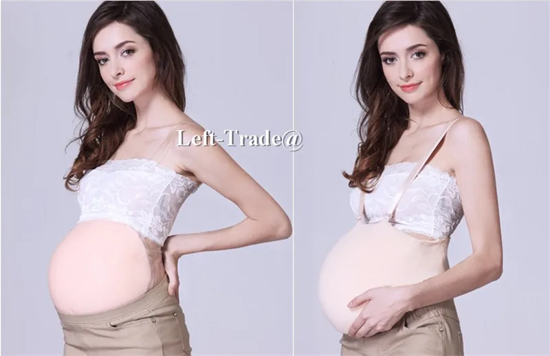 5 ~ 6 месяцев Размер ребенка искусственный силиконовый живот для беременных