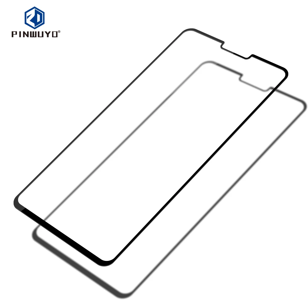 For LG G8 ThinQ Screen Protector Film PINWUYO Full Coverage Anti-Burst Tempered Glass | Мобильные телефоны и аксессуары