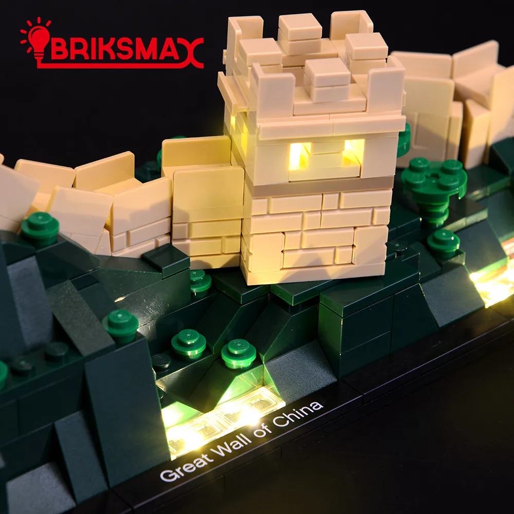 Комплект BriksMax со светодиодной подсветкой для архитектуры Great Wall из Китая