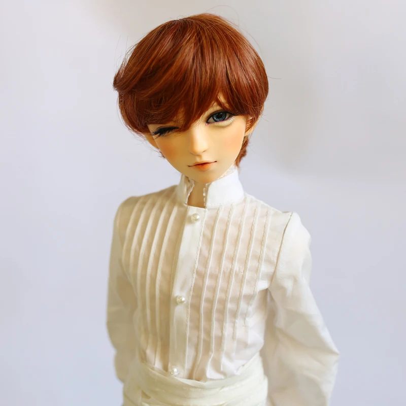 Парик для куклы BJD короткие волосы мужчин и женщин высокая температура шелк