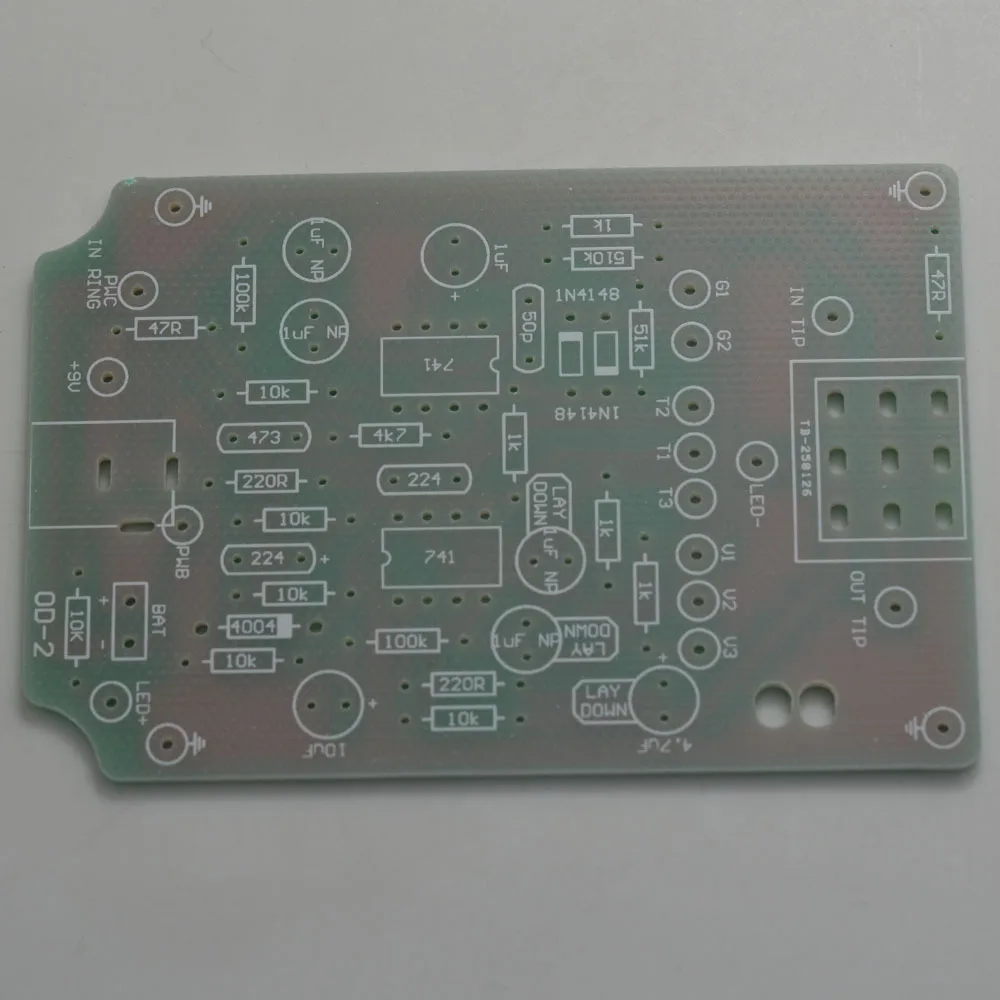 DIY педаль для гитарного эффекта овердрайв с 1590B истинным Bypass OD2 наборы W | Спорт и