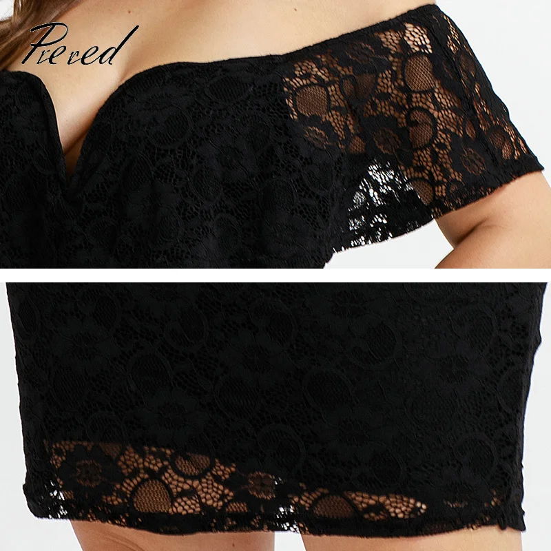 Prered новое летнее Мини-Платье С v-образным вырезом кружевное сексуальное без
